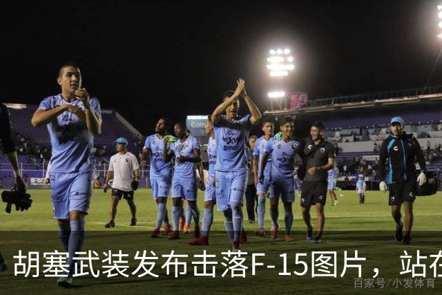 胡塞武装发布击落F-15图片，站在残骸上庆祝